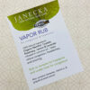 Janecka vapor rub ingredients