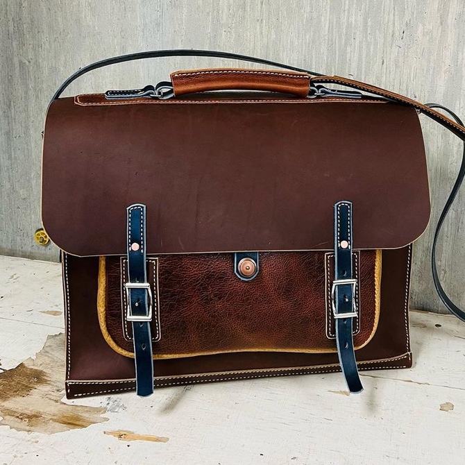 Kestrel Leather briefcase